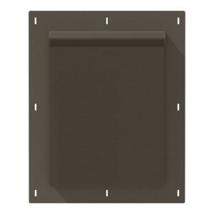 Diamond Kote® RigidMount Blank Universal Mount Block Brushed Smooth Coffee