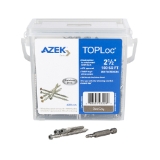 2-1/2 in. TOPLoc Stainless Steel Screws Dark Gray 100 sq. ft.