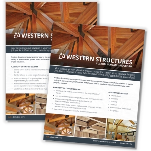 Rosboro Western Structures Custom Glulam Flyer