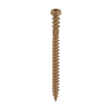 2-1/2 in. TOPLoc Screws Teak 100 sq. ft.