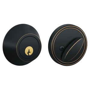 JD60 Single Cylinder Deadbolt 716 Aged Bronze