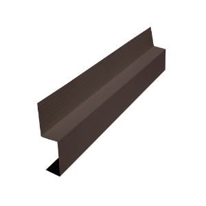 1 in. x 2 in. x 10 ft. Spacer Flashing Woodgrain Umber redirect to product page