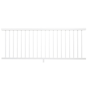 36 in. x 8 ft. Impression Rail Express Level Universal Aluminum Rail Panel White AZTIX36UNLP8W