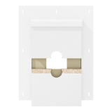 Diamond Kote® RigidMount Split Mount Block Brushed Smooth White