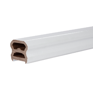 TimberTech Rail 4-inch Sample Radiance Rail Express White