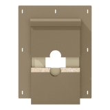 Diamond Kote® RigidMount Split Mount Block Brushed Smooth Seal