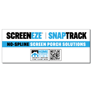 Screeneze Vinyl Banner w/Grommets 2 ft.  x 5 ft.