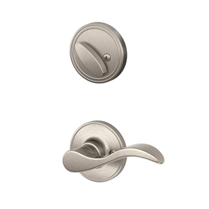 JH59 Handleset Interior Seville RH Lever 619 Satin Nickel