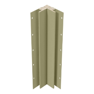 Diamond Kote® 5/4 in. x 3 in. x 16 ft. Rabbeted Brushed Smooth Inside Corner w/Nail Fin Olive
