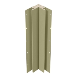 Diamond Kote® 5/4 in. x 3 in. x 16 ft. Rabbeted Brushed Smooth Inside Corner w/Nail Fin Olive