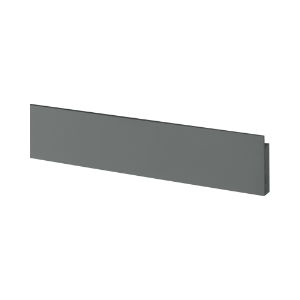 AZEK Trim 5/4 in. x 4 in. x 16 ft. Smooth Rabbeted Trim Prefinished Smoky Ash