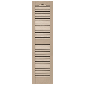 12 in. x 48 in. Open Louver Shutter Wicker #023