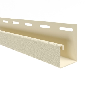 3/4" Universal Matte J Channel Vintage Cream 12 ft. 6 in.