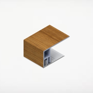 2pc 2 in. Alum/PVC Board & Batten J-Trim 20 ft. Sandalwood (Price Reflects 4 to a Pack)