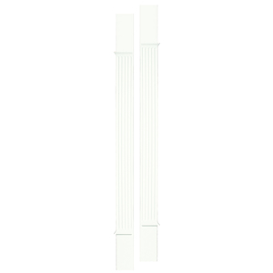 Fluted Pilaster Kit #123 CT Colonial White