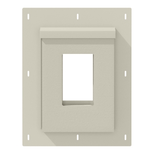 Diamond Kote® RigidMount Receptacle Mount Block Brushed Smooth Clay