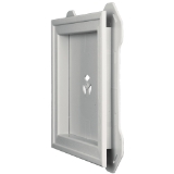 Recessed Square Mount Block Paintable 030