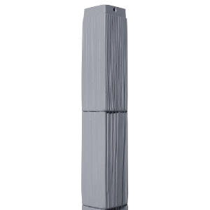 10 in. Staggered Shake Outside Corner Post Kit 914 Storm 60 in.