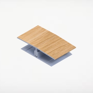 Universal Siding H-Trim 2-Piece 2-3/4 in. x 12 ft. Alum/Alum Sugar Maple