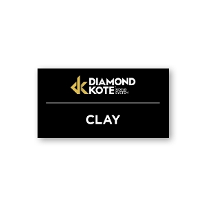 Diamond Kote® ID Signage 4 in. x 2 in.  - Clay