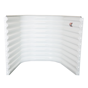 Area  Well 40 in. x 24 in. x 46 in. Buck Mount White redirect to product page
