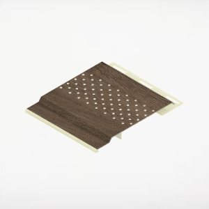 4 in. Vented Soffit 12 ft. Toffee