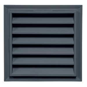 12 in. x 12 in. Square Louver Gable Vent #127 CT Pacific Blue