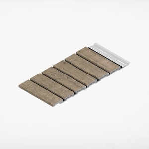 6 in. Shadowline Wall Panel with 2 in. Reveal 16 ft. Mountain Oak