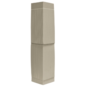 7 in. Split Shake Outside Corner Post Kit 568 Brownstone 56 in.