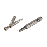 2-1/2 in. TOPLoc Stainless Steel Screws Tan 300 sq. ft.