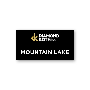 Diamond Kote® ID Signage 4 in. x 2 in. - Mountain Lake