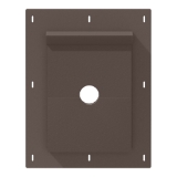 Diamond Kote® RigidMount Split Mount Block Brushed Smooth Umber