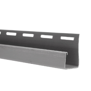 3/4 in. J Channel 258 Colonial Grey / Cape Grey 90 in.