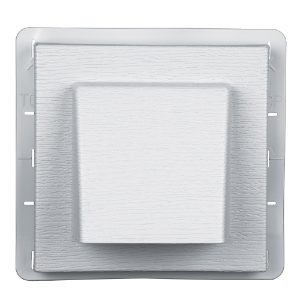 Water Management 4" Hooded Vent #001 White