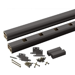 8 ft. Radiance Rail Express Stair Rail Pack Gloss Black