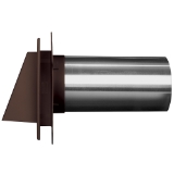 4" Hooded Vent #009 Federal Brown