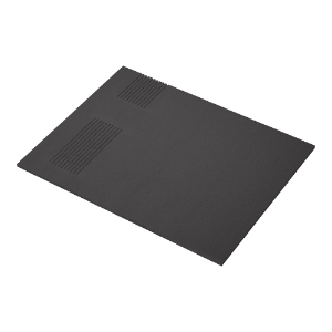 Diamond Kote® 3/8 in. x 24 in. x 16 ft. Vented Soffit Brushed Smooth Graphite