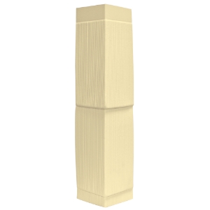 7 in. Split Shake Outside Corner Post Kit 268 Vintage Cream 56 in.