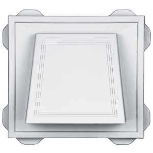4" Hooded Vent #001 White