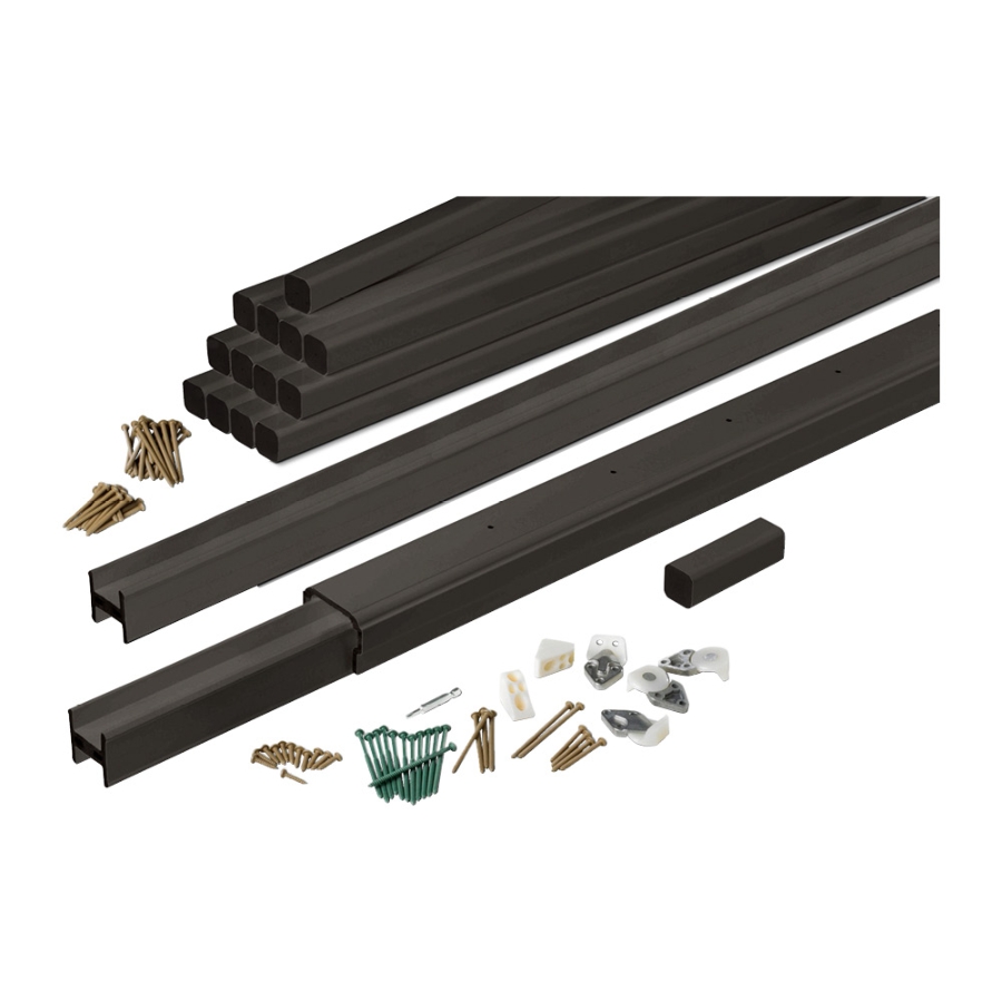 Wausau Supply | 6 ft. Classic Composite Universal Rail Pack Matte