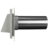 Water Management 4" Hooded Vent #056 Gray