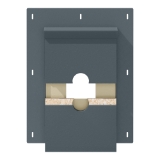 Diamond Kote® RigidMount Split Mount Block Brushed Smooth Cascade