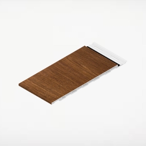 12 in. Seamless Shadowline Wall Panel 16 ft. Harvest Walnut 4/pk Cha