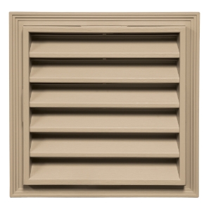12 in. x 12 in. Square Louver Gable Vent #069 CT Savannah Wicker