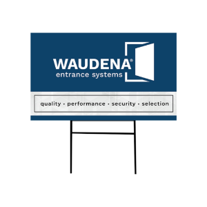 Waudena Yard Sign with stakes