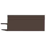 Wausau Supply | 1/2 in. x 12 ft. Aluminum F-Channel Musket 508