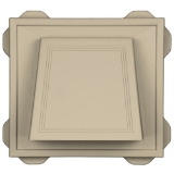 4" Hooded Vent #011 Sandalwood