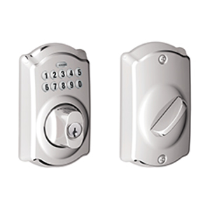 BE365 Camelot Keypad Deadbolt 626 Satin Chrome - Box Pack redirect to product page