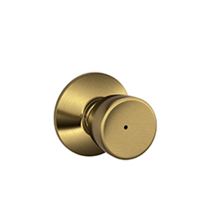F40 Privacy Bell Knob 609 Antique Brass - Box Pack