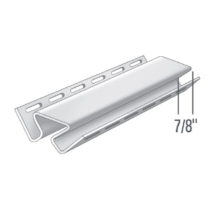Universal Matte Inside Corner Post 7/8 in. x 1-1/2 in. Midnight Surf 10 ft.